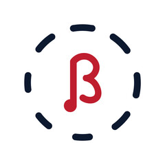 Beta Flat Icon