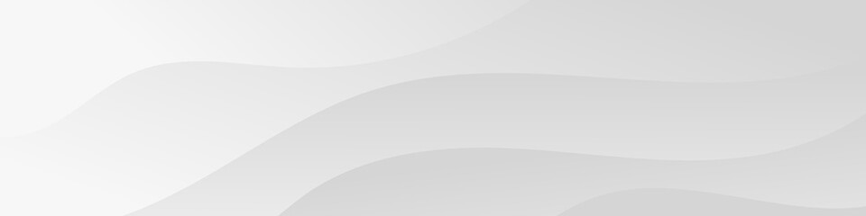 Abstract White Fluid Banner Template. Modern background design. gradient color. Dynamic Waves. Liquid shapes composition. Fit for banners