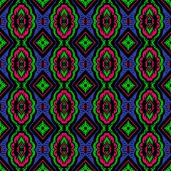 Seamless Pattern Ornament, Traditional, Ethnic, Arabic, Turkish, Indian Patterns suitable for any fabric and textile, wallpaper, packaging, Colorful Ethnic Festive Abstract Pattern