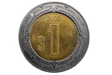 Moneda de un peso Mexicana 2022