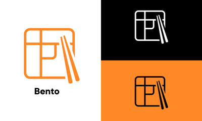 bento vector outline style Editable strokes. Pixel perfect.