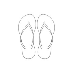 sandal icon illustration vector