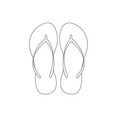 sandal icon illustration vector