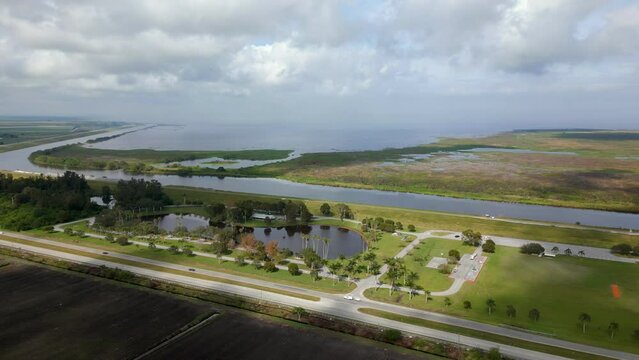 Drone footage John Stretch Memorial Park 4k