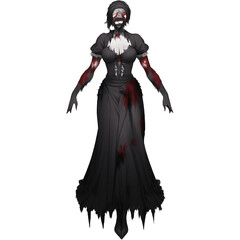 Fototapeta premium アニメ調のモンスター立ち絵イラスト(AI generated image)