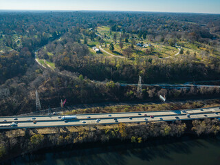 Aerial Drone of Manayunk 