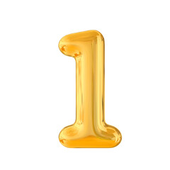 Gold Balloon Number 1