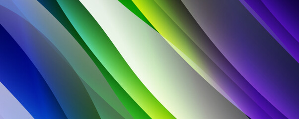 Fototapeta premium Trendy simple fluid color gradient abstract background with dynamic wave line effect. Vector Illustration For Wallpaper, Banner, Background, Card, Book Illustration, landing page