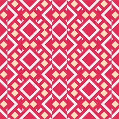 the red square design in color seamless pattern