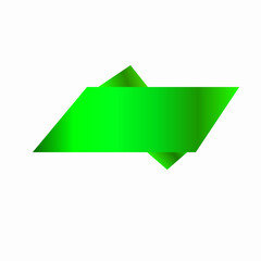 abstract origami bubble