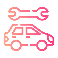 service gradient icon