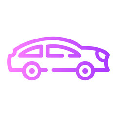 sport car gradient icon