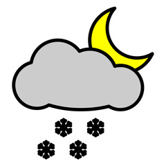 Illustration of Winter Weather design Icon