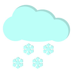 Illustration of Winter Weather design Icon