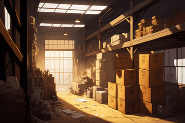 美麗な家系背景イラスト(AI generated image)