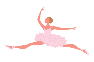 ballerina dancing ballet - obrazy, fototapety, plakaty