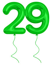 Balloon Green Number 29