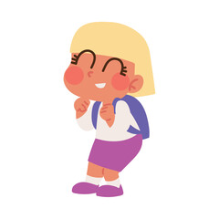 girl student back to school