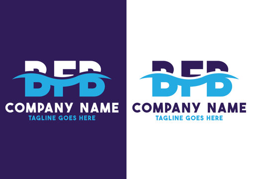 Letter BFB logo design template, BFB logo