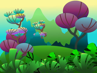 The natural park &garden design