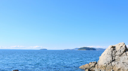 Fototapeta premium [愛知県]蒲郡市西浦町の橋田鼻岬