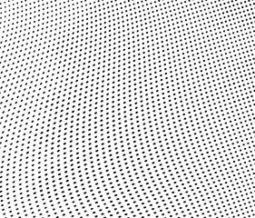 Abstract halftone texture wave monochrome