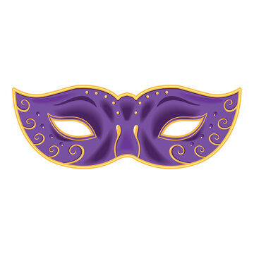 purple mask mardi gras