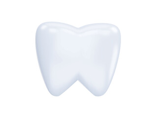 Teeth with 3d vector icon cartoon minimal style