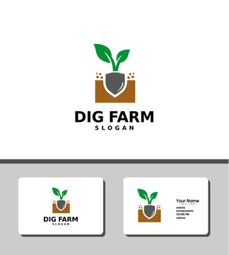 Dig farm logo