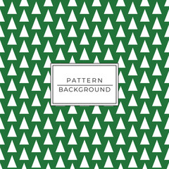 white triangles on green background in seamless pattern, background