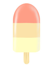 Pink Popsicle Illustration