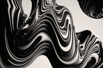 An abstract wavey flow shape marble ,Generative AI.