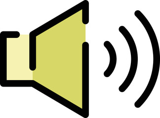 カラー点線アイコン　サウンド