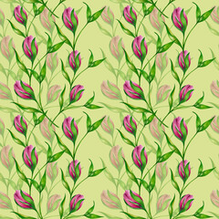 
Watercolor alstroemeria flowers in a seamless pattern. Can be used as fabric, wallpaper, wrap.