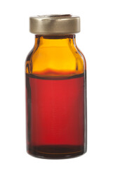 Medicine bottle on white
