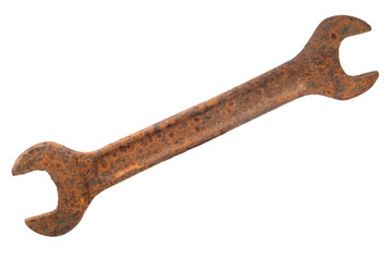 Rust-eaten spanner