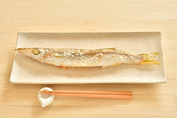 焼き魚　かます　塩焼き