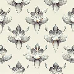 Floral background texture ,made with Generative AI