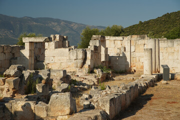 Agora in Andriake Ancient City in Demre, Antalya, Turkiye
