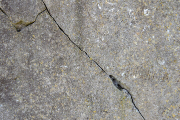 Close Up Crackles In A Stone At Amsterdam The Netherlands 21-6-2020
