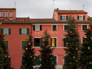 christmas tree, gifts in my town