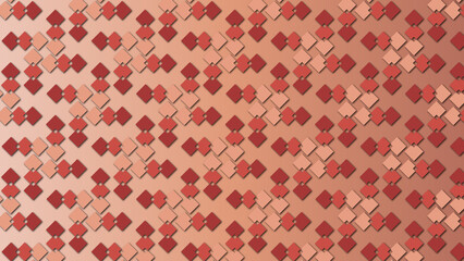 Red/Pink Colored Geometrical textured pattern with decorative ornamental illustrations for desktop, wallpaper, background, texture