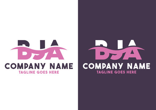 Letter BJA logo design template, BJA logo