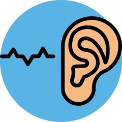 Ear treatment Vector Icon
