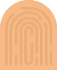 fingerprint Vector Icon
