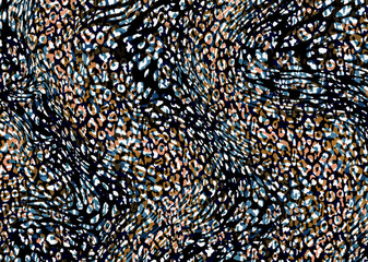 abstract animal skin pattern vector 