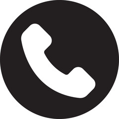 phone call glyph icon