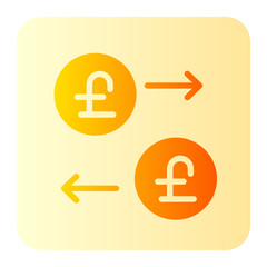 business and finance gradient icon