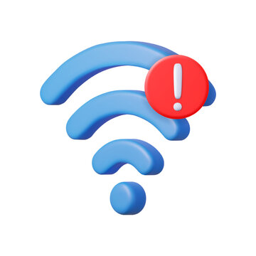 3d Wi-Fi symbol
