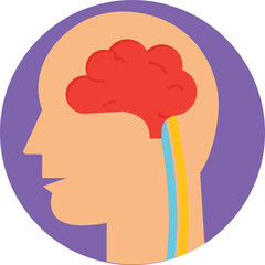 Brain Vector Icon
